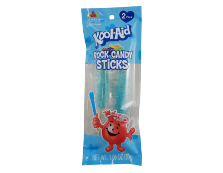 Kool-Aid Kool-Aid Valentine 2Pk. Rock Candy Sticks Peg Bag 1.06oz. 
