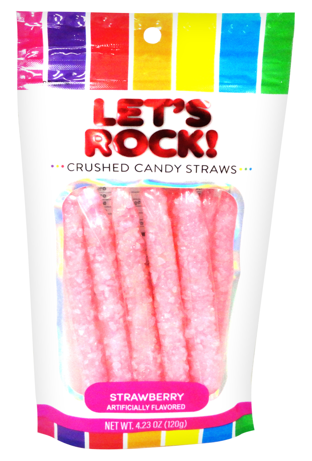 Hilco Pink Crush Candy Straws 8ct.