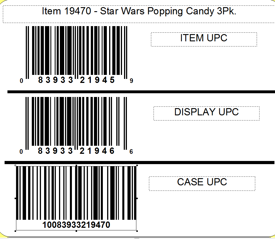  Star Wars 3Pk. Popping Candy