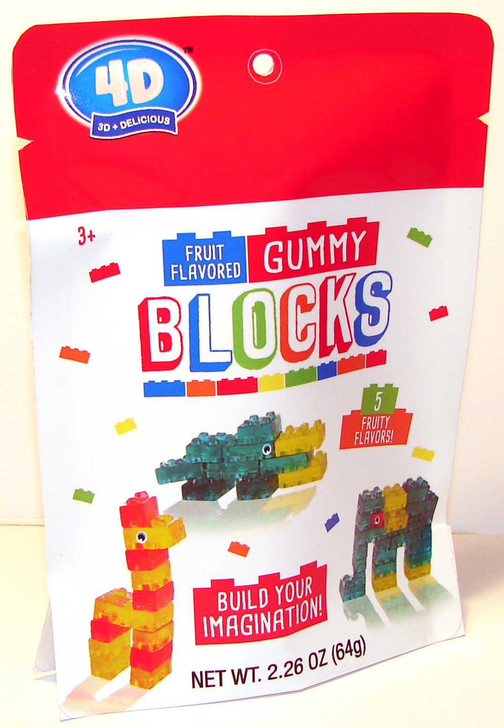 4-D Gummy Blocks 4-D Gummy Blocks Peg Bag