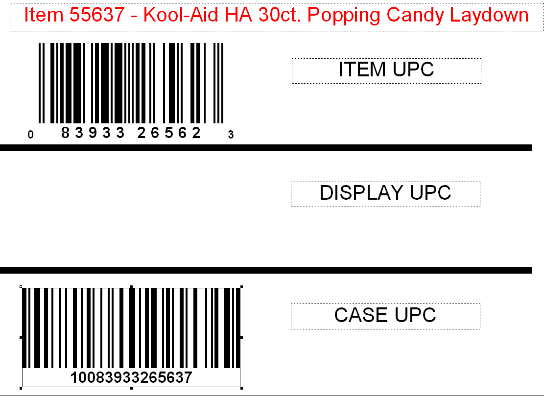 Kool-Aid Kool-Aid 30ct. Popping Candy Laydown Bag 3.17oz. 