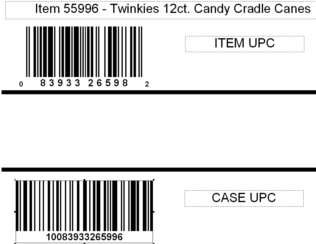 Hostess Twinkies flavored Candy Canes 5.3 oz. Box - All City Candy