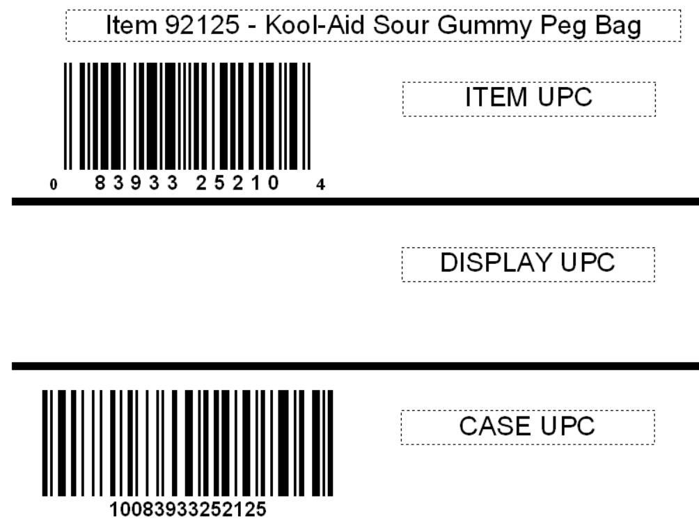 Kool-Aid Kool-Aid Sour-Sanded Gummy Peg Bag