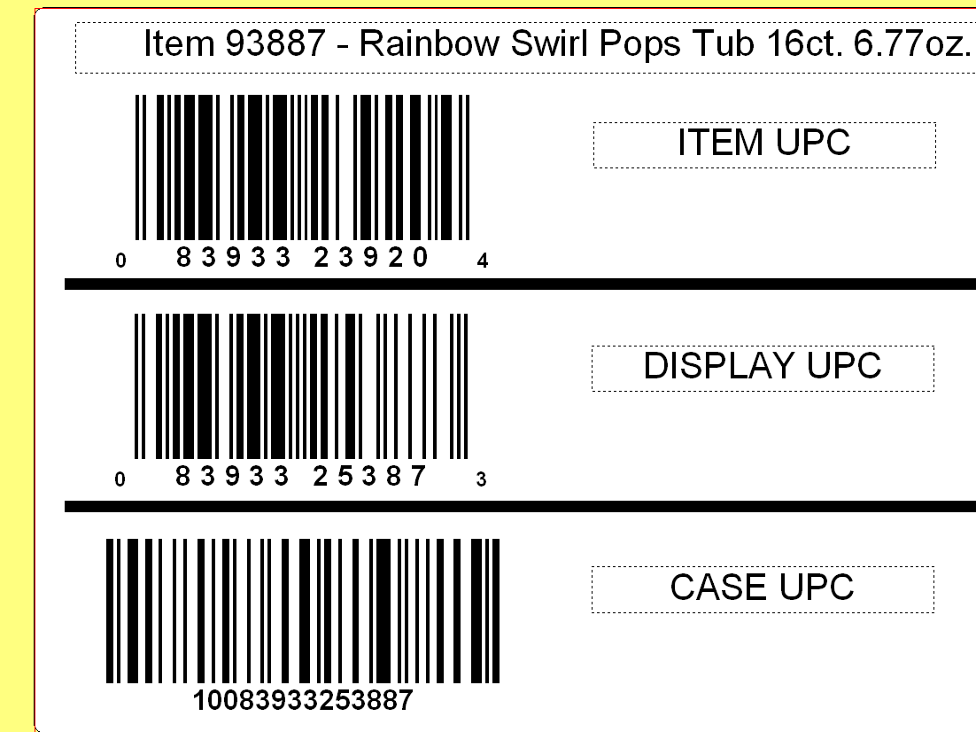 Hilco Rainbow Swirl Pops Tub 16ct.