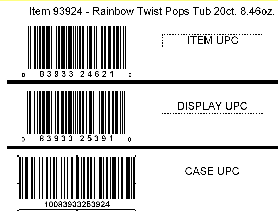 Hilco Rainbow Twist Pops 20ct.