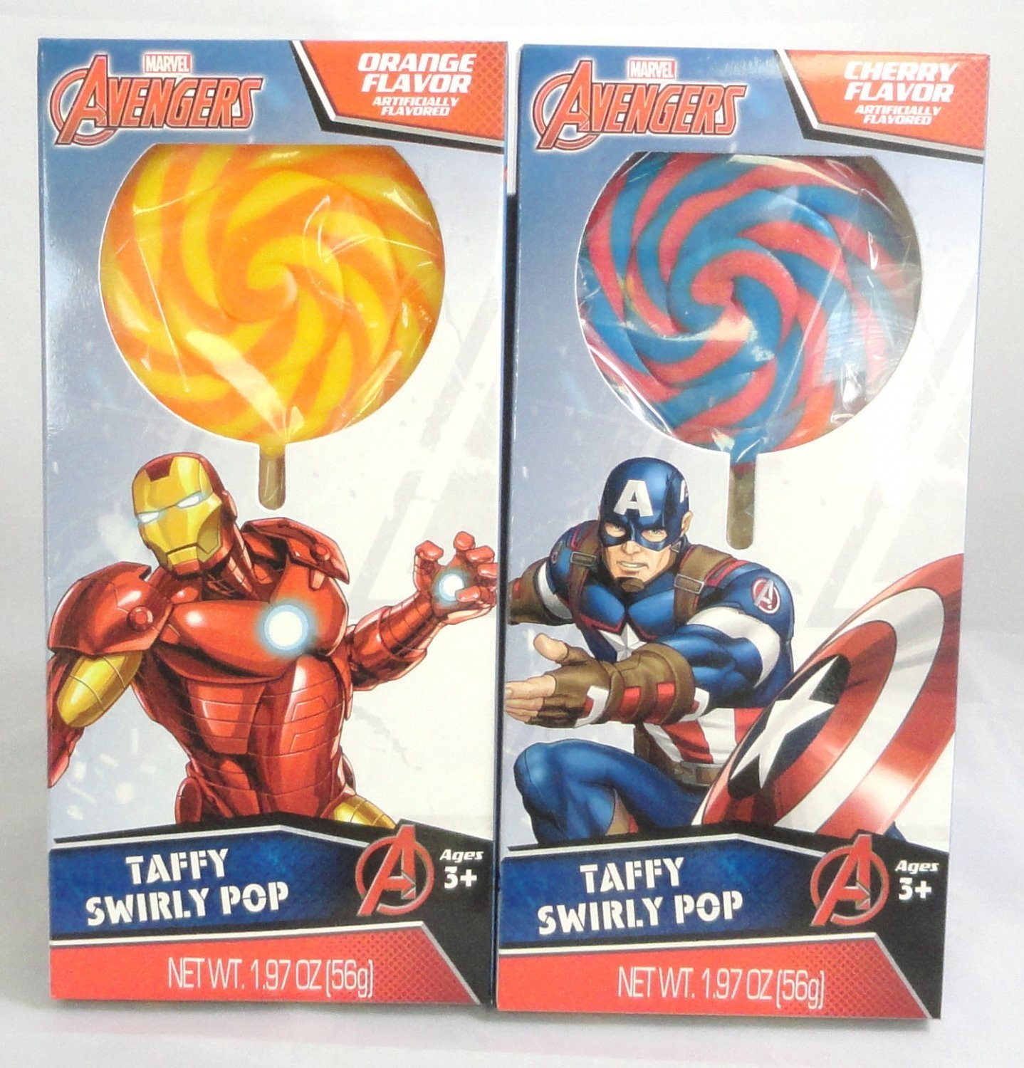 Marvel  Marvel Avengers Taffy Swirly Pop