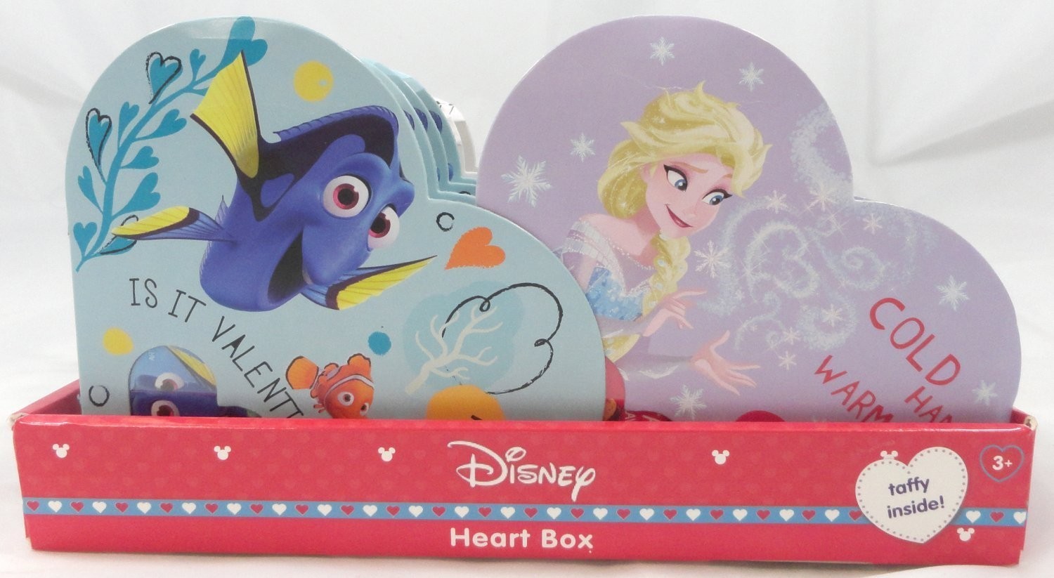 Disney Assorted Taffy Small Heart Box - Finding Dory, Frozen, Mickey