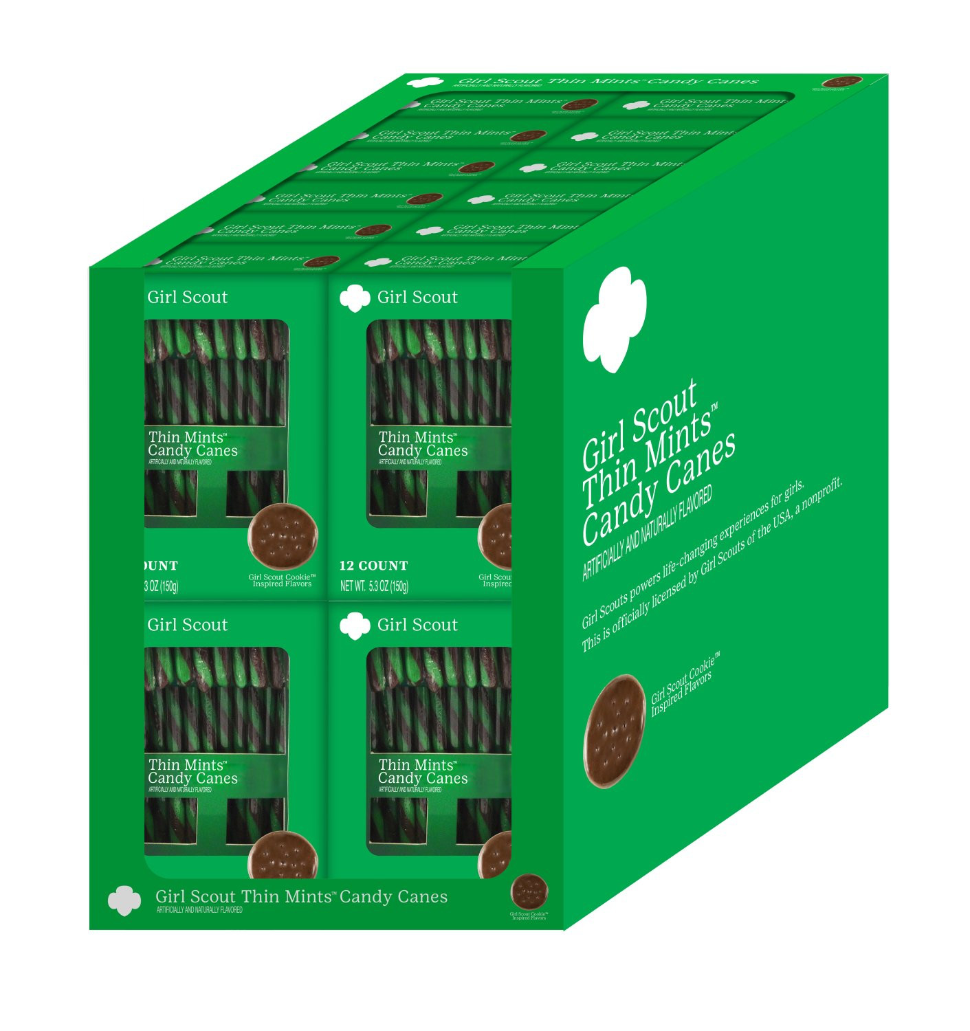 Girl Scouts Girl Scouts Thin Mint 12ct. Candy Cane Box