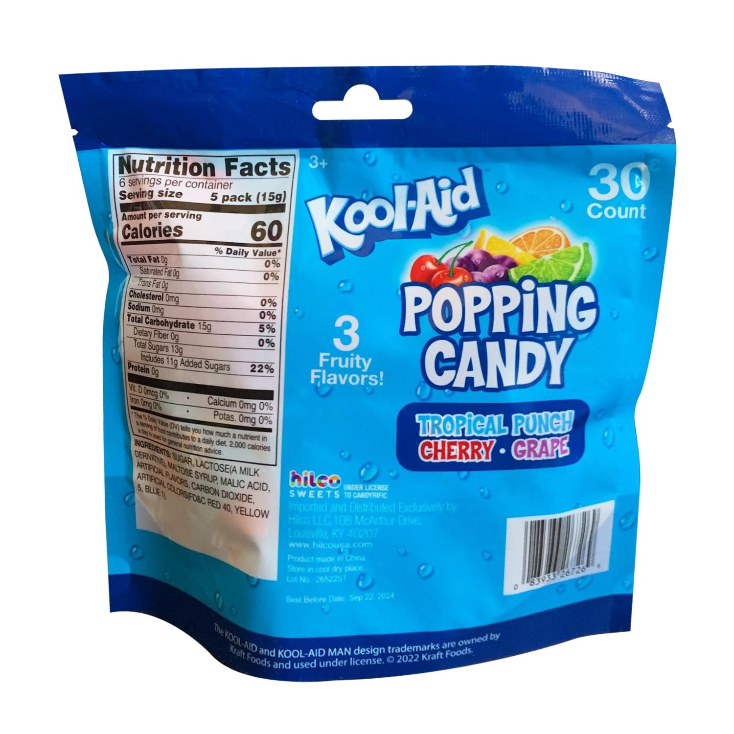 Kool-Aid Kool-Aid 30ct. Popping Candy Gusset Bag 3.17oz.