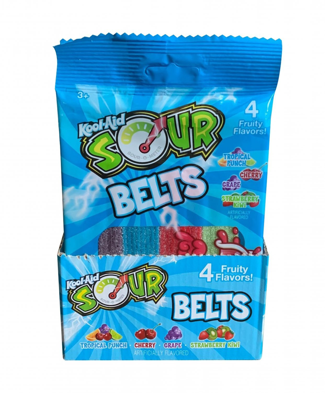 Kool-Aid Kool-Aid Sour Belts Peg Bag 3.5oz.