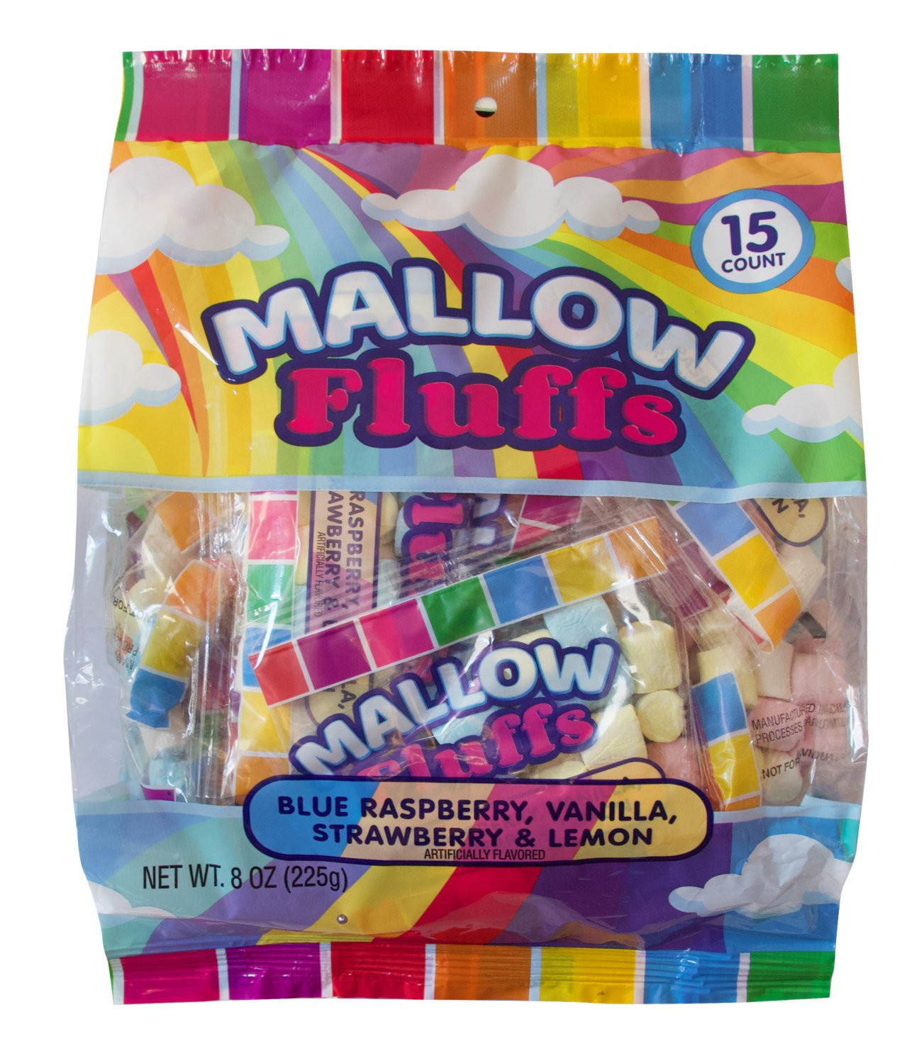 Hilco Rainbow Mallows 15ct. Gusset Bag