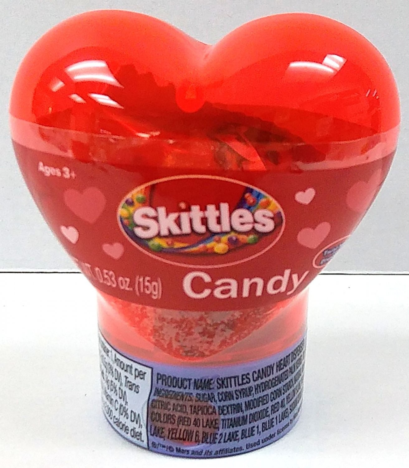 Skittles Skittles Candy Heart Dispenser