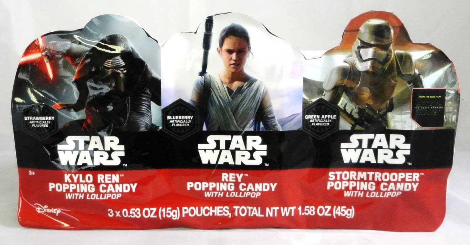  Star Wars Episode 7 3Pk. Popping Candy
