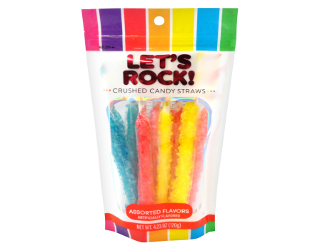 Hilco Rainbow Crush Candy Straws 8ct.