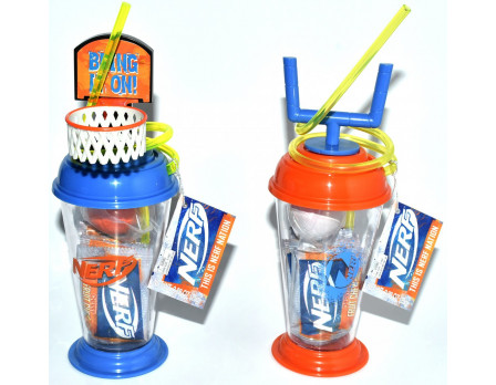 Nerf Sipper Cups with Fruit Chews 