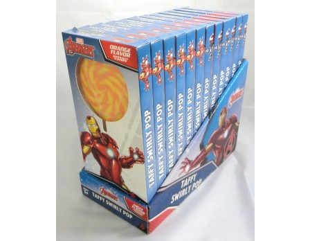 Marvel  Marvel Avengers Taffy Swirly Pop
