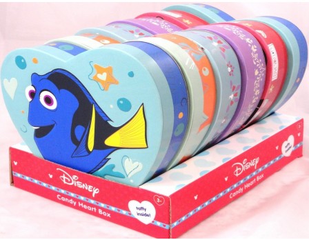 Disney Disney Assorted Large Foam Heart Box with Taffy - Finding Dory, Frozen, & Mickey