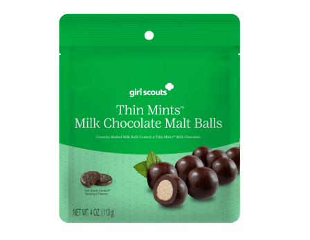 Girl Scouts Girl Scouts Thin Mint Malted Milk Balls Gusset Bag 4oz. 
