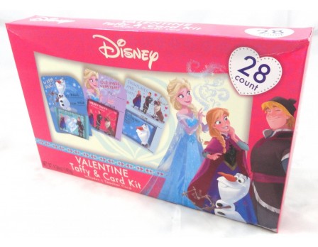 Disney Frozen Valentine 28Ct. Card & Taffy Kit 