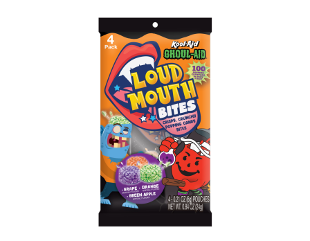 Ghoul-Aid 4Pk. Loud Mouth Bites Peg Bag .84oz.
