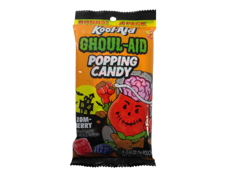 Ghoul-Aid 4Pk. Popping Candy Peg Bag .98oz.