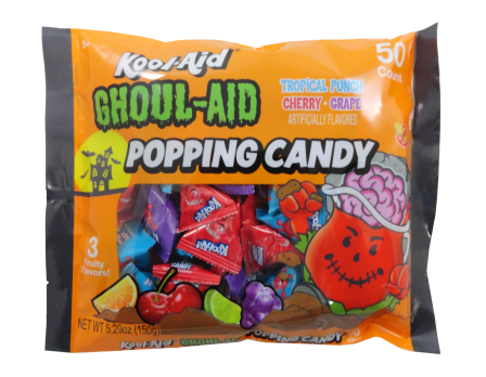 Ghoul-Aid Halloween 50ct. Popping Candy Laydown Bag 5.29oz.