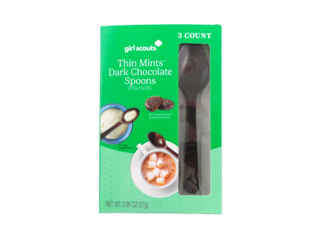 Girl Scouts 3Pk. Thin Mint Dark Chocolate Spoons .95oz.