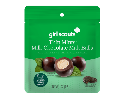 Girl Scouts Girl Scouts Thin Mint Malted Milk Balls Gusset Bag 4oz. 