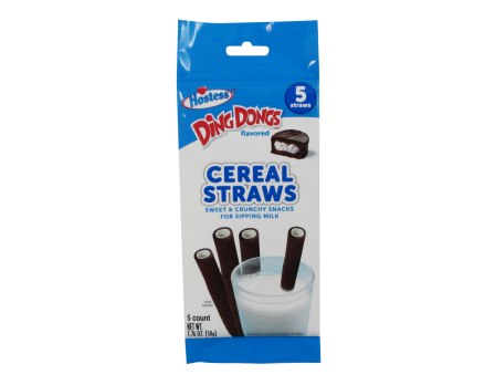 Ding Dongs 5ct. Cereal Straws Peg Bag 1.76oz.