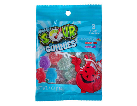 Kool-Aid Kool-Aid Sour-Sanded Gummy Peg Bag