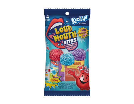 Kool-Aid 4ct. Loud Mouth Bites Peg Bag .84oz.