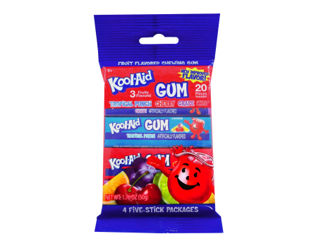 Kool-Aid Kool-Aid 4Pk. Stick Gum Peg Bag