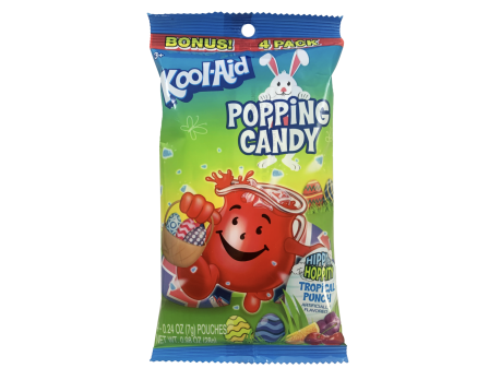Easter 4Pk. Popping Candy Peg Bag .98oz.