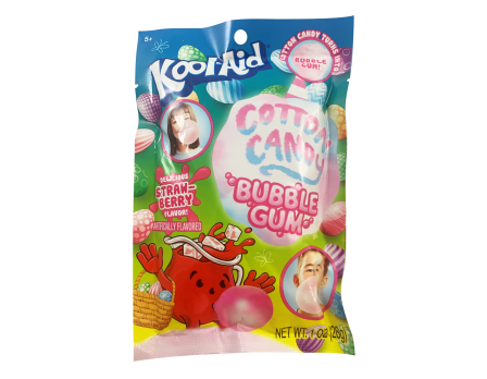 Easter Cotton Candy Bubble Gum Peg Bag 1oz.