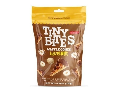 Tiny Bites Tiny Bites Hazelnut Waffle Cones Gusset Bag 4.24oz.