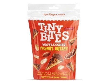 Tiny Bites Tiny Bites Peanut Butter Waffle Cones  Gusset Bag  4.24oz.