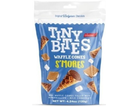 Tiny Bites Tiny Bites S'Mores Waffle Cones Gusset Bag 4.24oz.