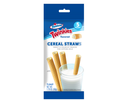 Hostess Twinkies Twinkies 5ct. Cereal Straws Peg Bag 1.76oz. 