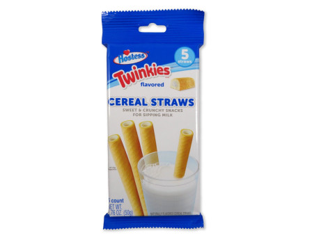 Hostess Twinkies Twinkies 5ct. Cereal Straws Peg Bag 1.76oz. 