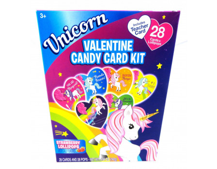 Hilco Unicorn 28Ct. Lollipop & Card Kit