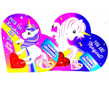 Hilco Unicorn Valentine Small Heart Box