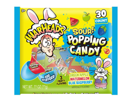 WarHeads WarHeads Easter SOUR 30ct. Popping Candy Laydown Bag 3.17oz.